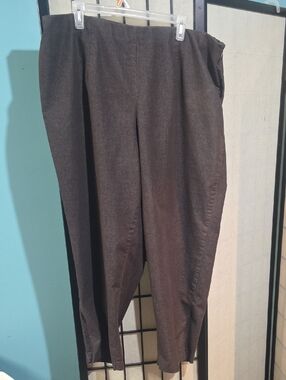 Susan Graver Dark Brown Dress Pants